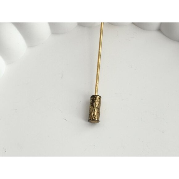 Faux Opal & Resin Gold Toned Classic Vintage Stick Pin | Hat Pin | Lapel Pin - Picture 8 of 10